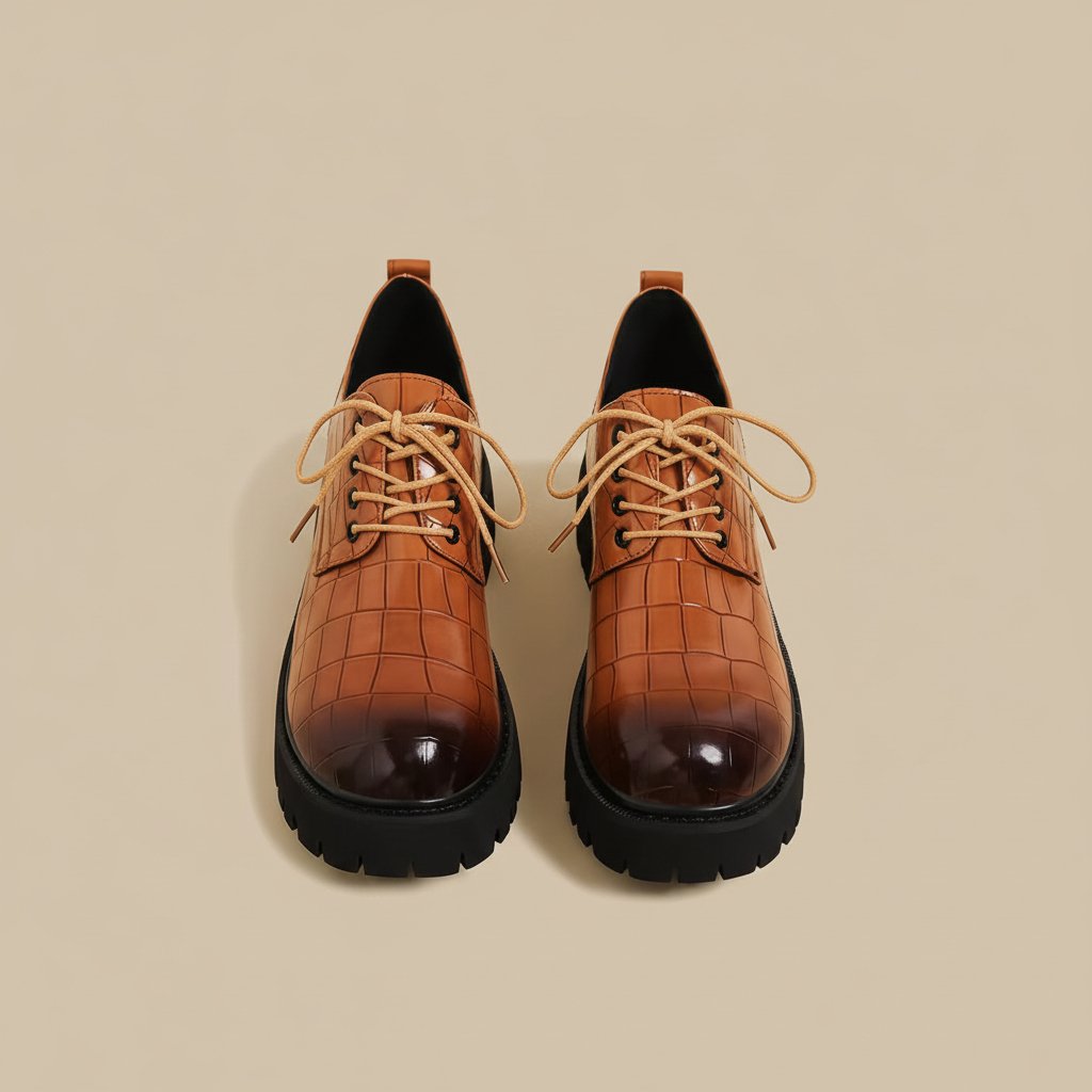 Mocassins à semelles épaisses (Loafers) - Style British Vintage – Image 4