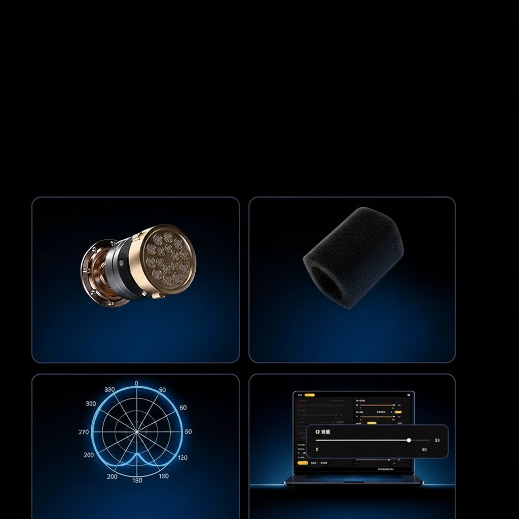 Microphone Dynamique (Dynamic Microphone) - Maono PD100X – Image 3