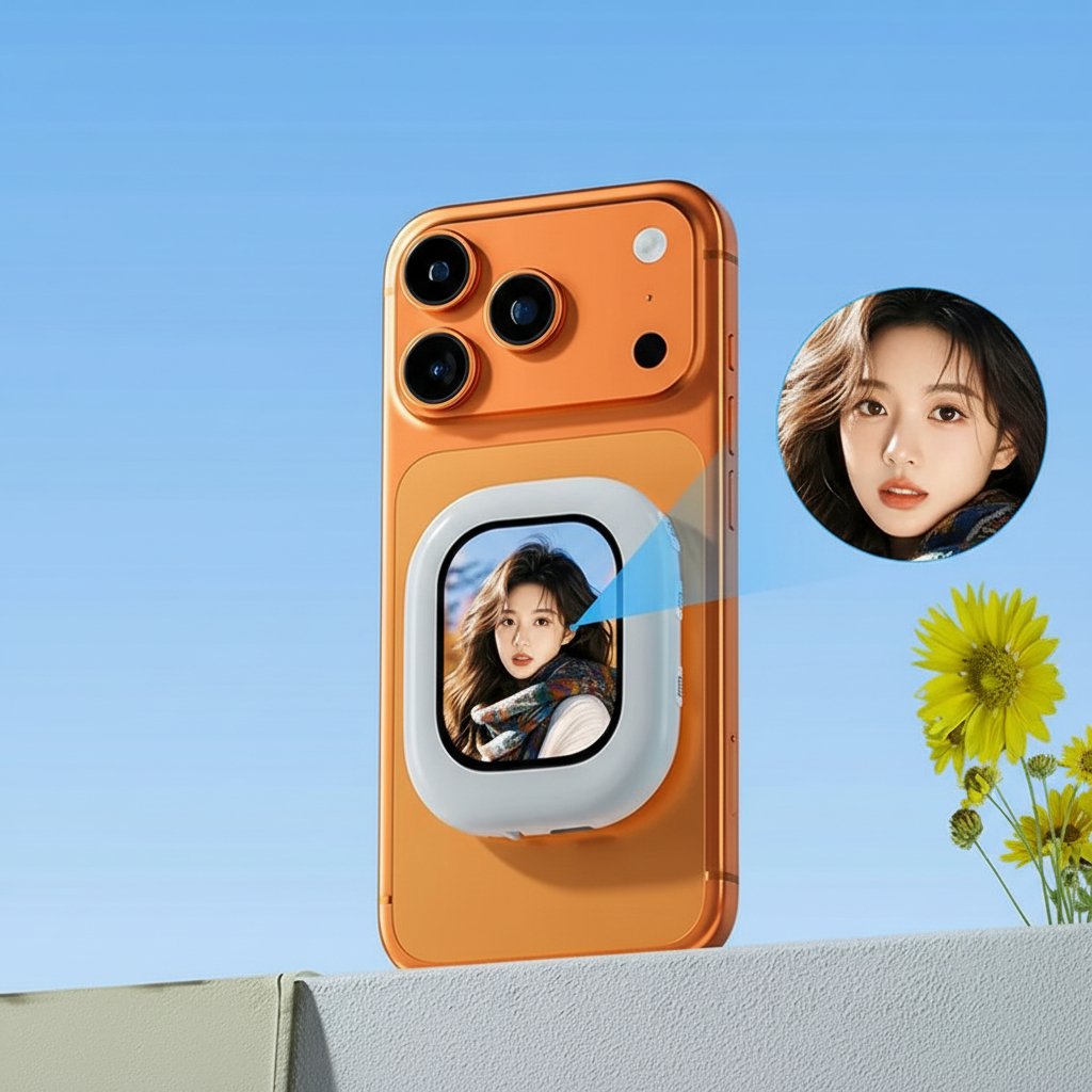 Écran de selfie magnétique (Smartphone Selfie Display / Screen Mirroring) – Image 7