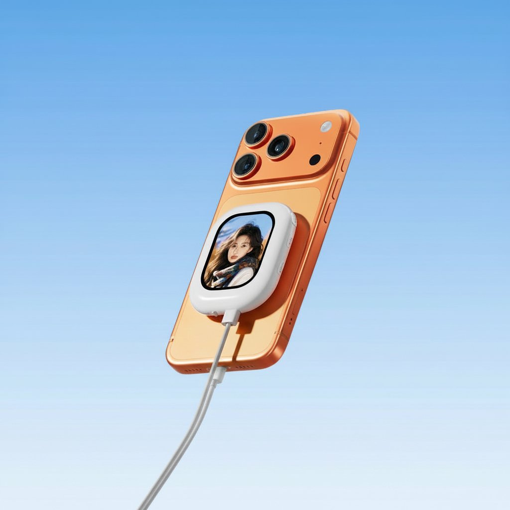 Écran de selfie magnétique (Smartphone Selfie Display / Screen Mirroring) – Image 3