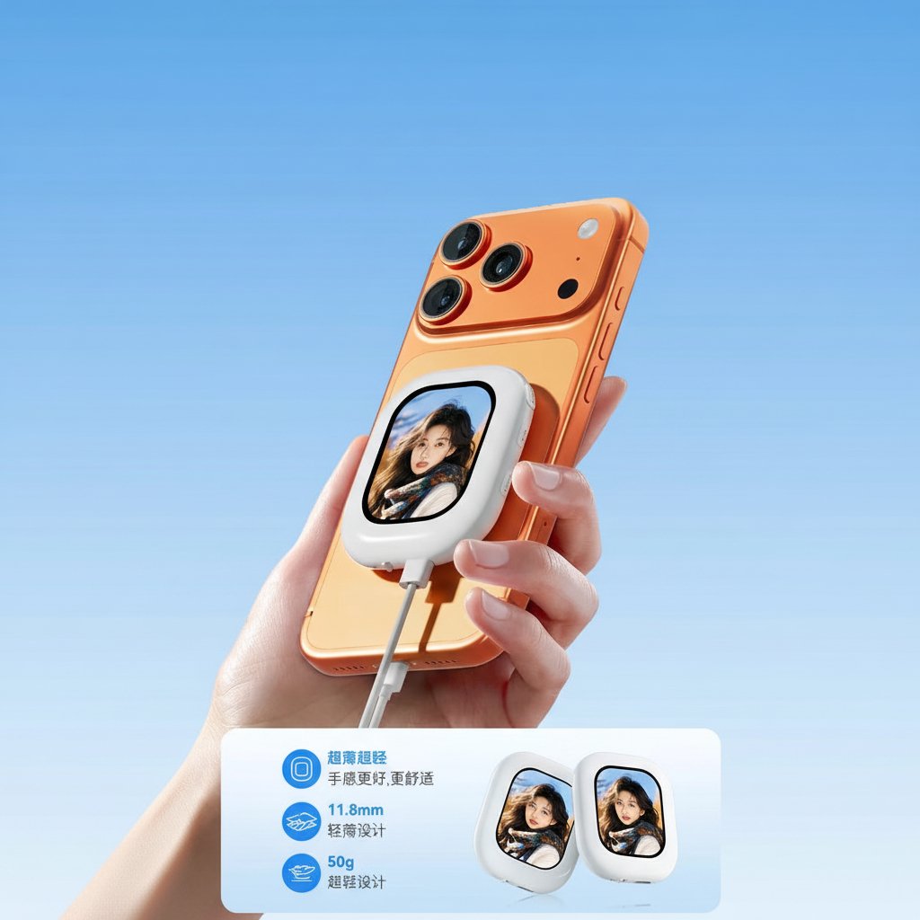 Écran de selfie magnétique (Smartphone Selfie Display / Screen Mirroring) – Image 4