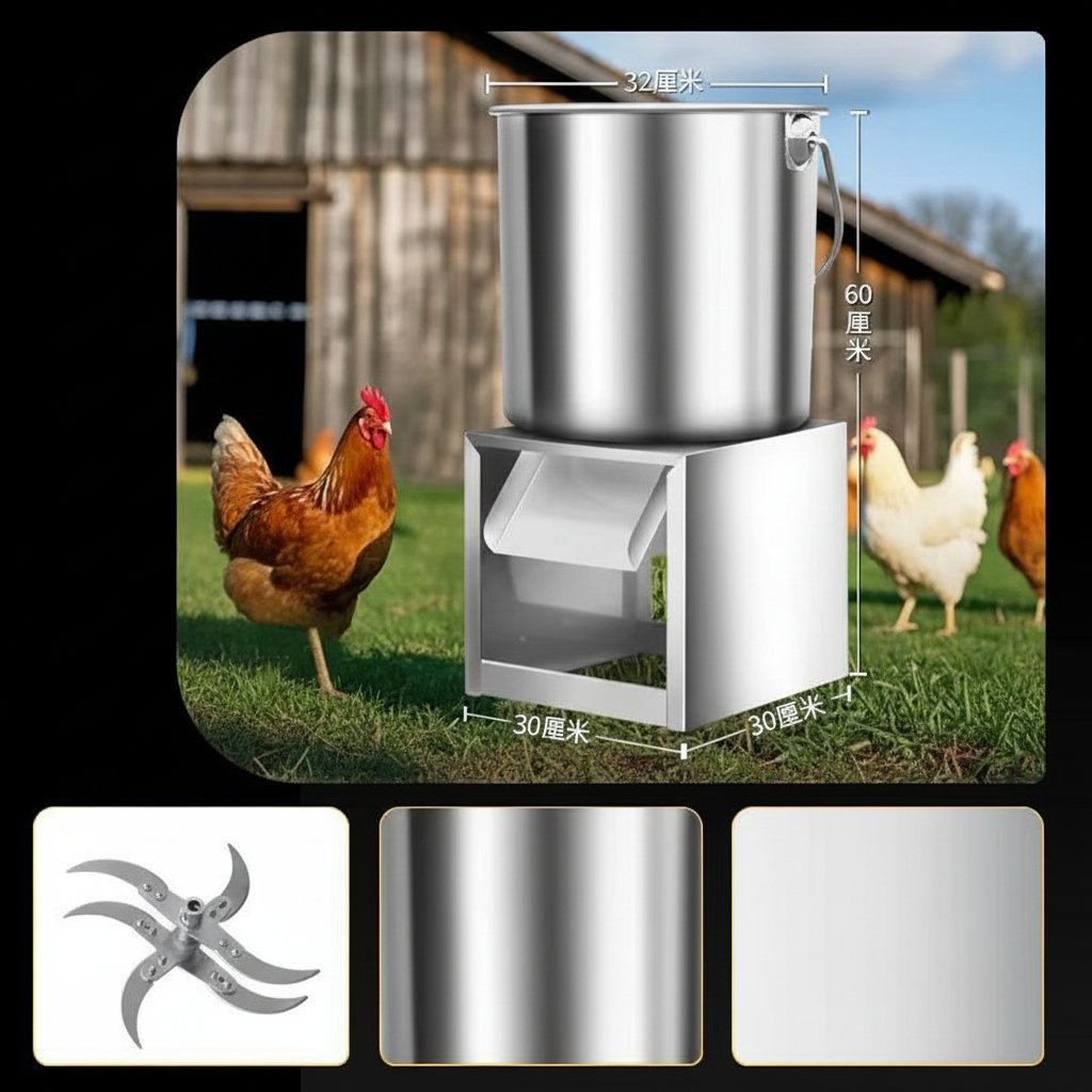 Broyeur de Végétaux (Vegetable & Feed Grinder) - Acier Inoxydable – Image 4